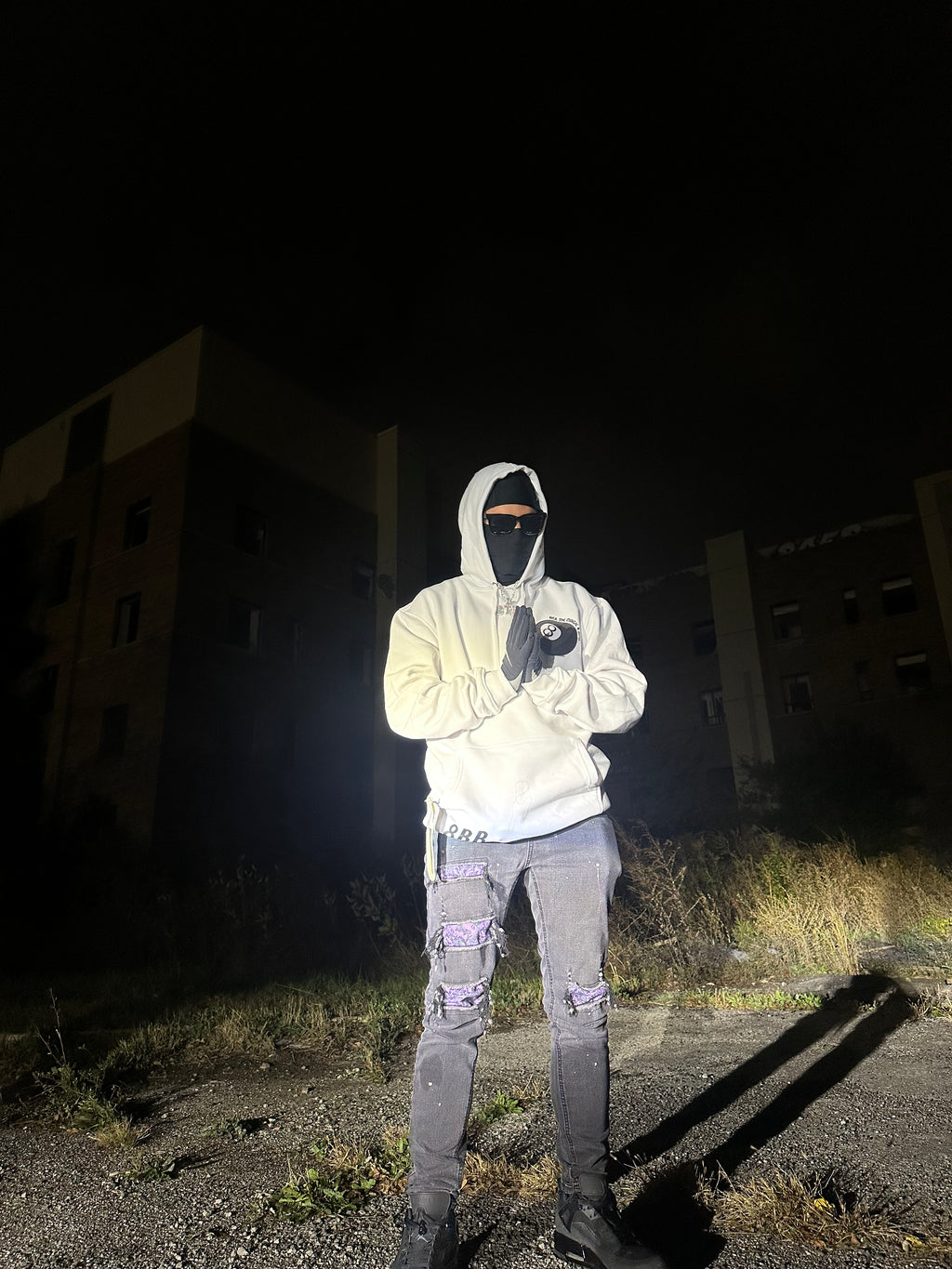 8 BALL BOYZ Hoodie White